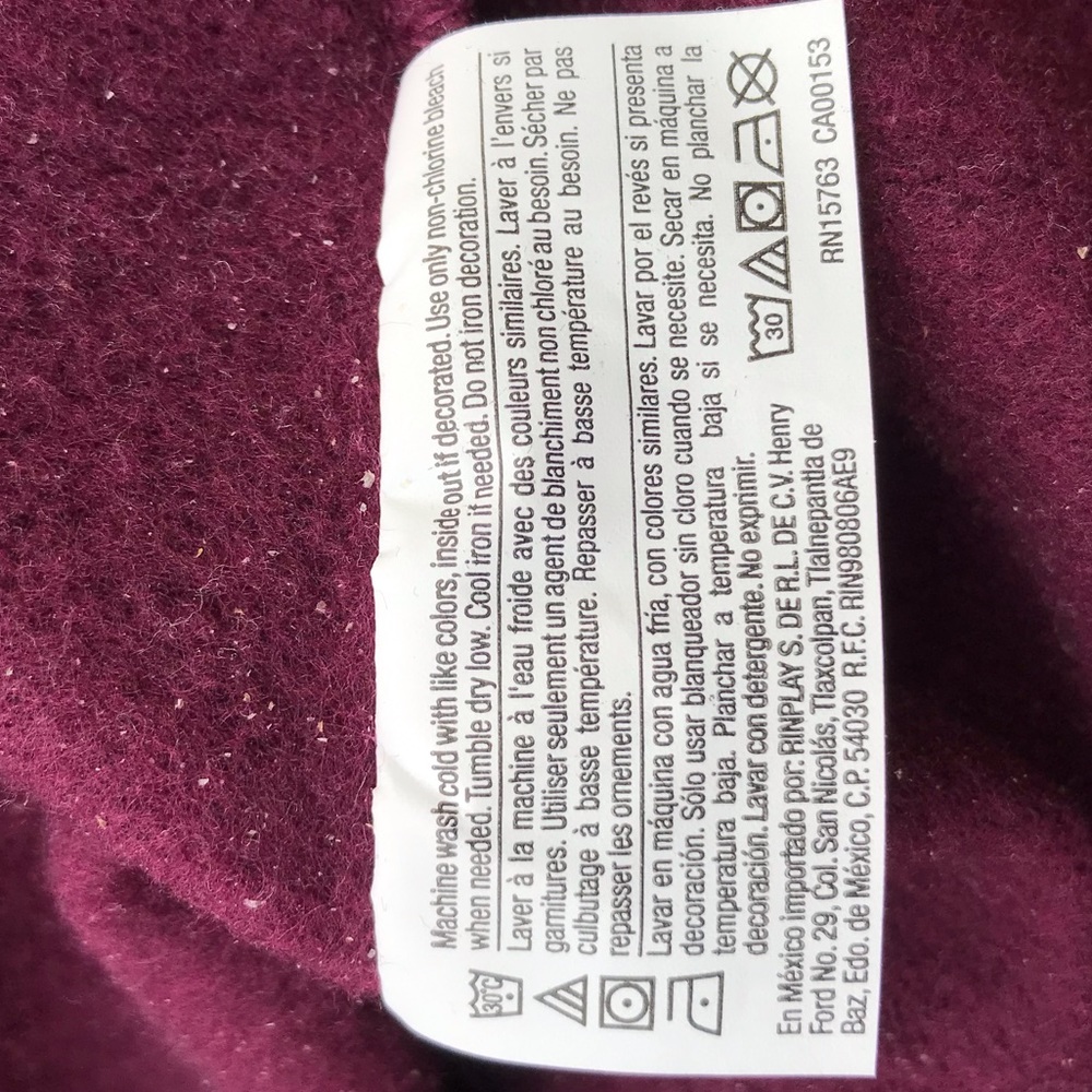 Champion Maroon Sweatshirt - Picture 8 of 8